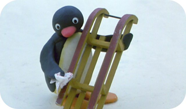 Pingu's Tobogganing